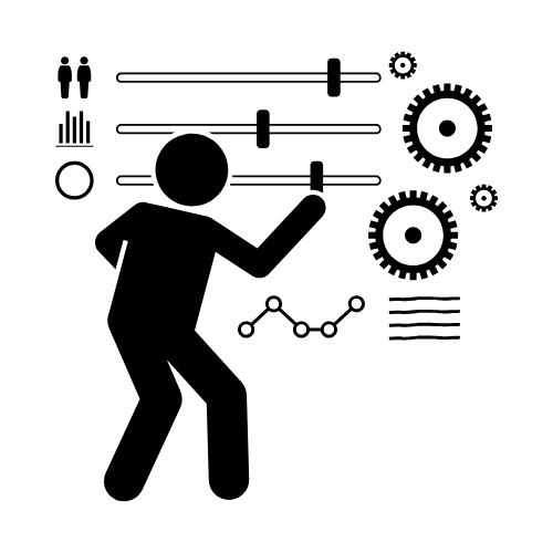 Proof Lab Person looking at lab specimens