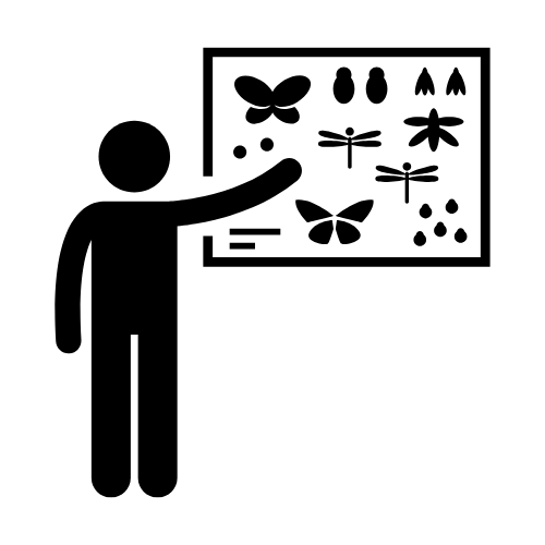 Proof Lab Person looking at lab specimens